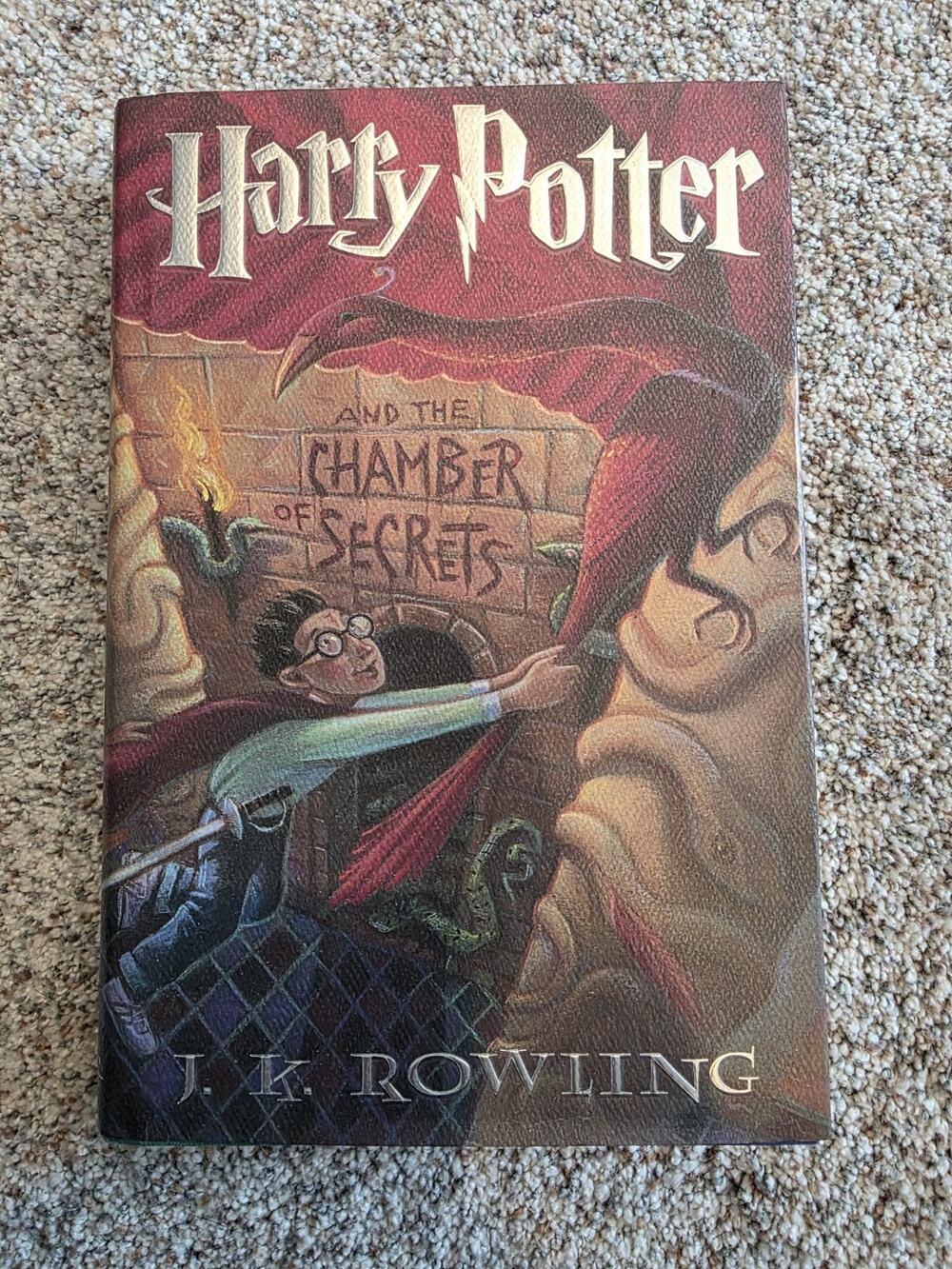 Harry Potter and The Chamber of Secrets, FIRST EDITION RARE MISPRINT, NEAR MINT!